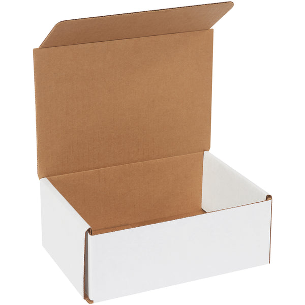8 x 6 x 3" White Corrugated Mailers (M863) Bundle Of 50