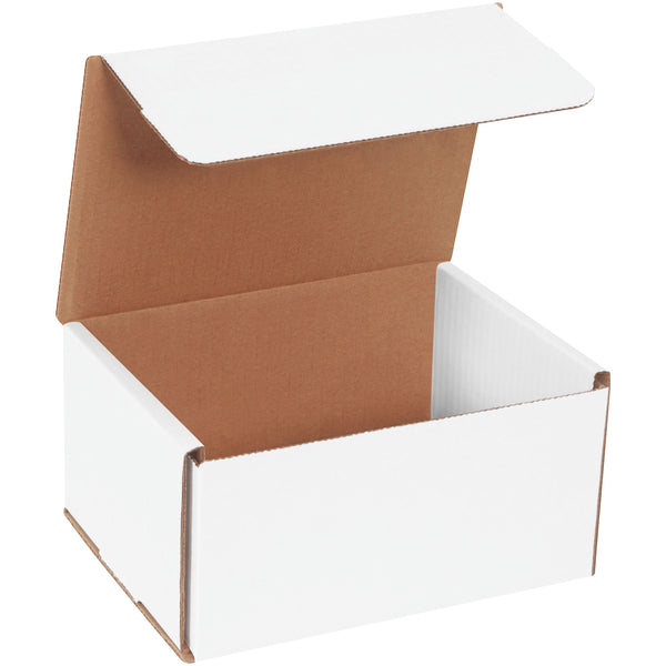 8 x 6 x 4" White Corrugated Mailers (M864) Bundle Of 50