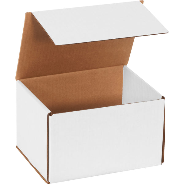 8 x 6 x 5" White Corrugated Mailers (M865) Bundle Of 50