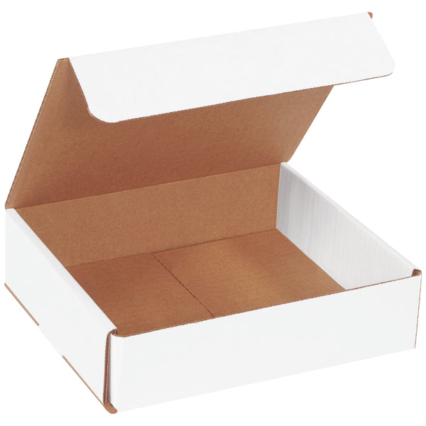 8 x 7 x 2" White Corrugated Mailers (M872) Bundle Of 50