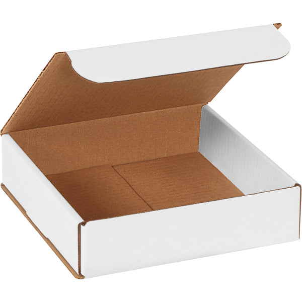 8 x 8 x 2" White Corrugated Mailers (M882) Bundle Of 50