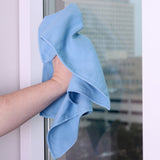 Hospeco® Microfiber Cloth Suede 200 GSM Blue 16x16, 12/Pack (HOSMFCSU2001616BL) Pack of 12