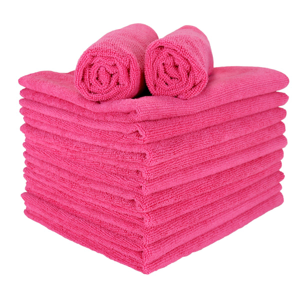 Arkwright Home SmartChoice MF Hand Towel 16x27 Hot Pink (12/Pack) (PNP915105HP) 12/PK