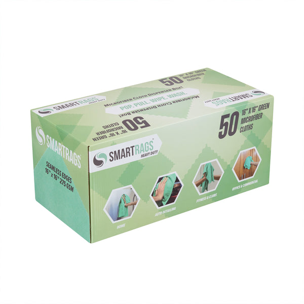 Arkwright Home SmartRagsXL Microfiber 45 Gram 16x16 Green (1 Box of 50 Cloths) (PNP-M930-G) 1/EA
