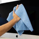 Hospeco® SmartRags XL Microfiber 35 Gram 16x16 Blue, Case of 400 (HOSM931B) Case of 400