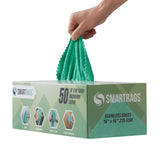 Hospeco® SmartRags XL Microfiber 35 Gram 16x16 Green, Case of 400 (HOSM931G) Case of 400