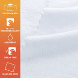 Hospeco® SmartRags XL Microfiber 35 Gram 16x16 White, Case of 400 (HOSM931W) Case of 400