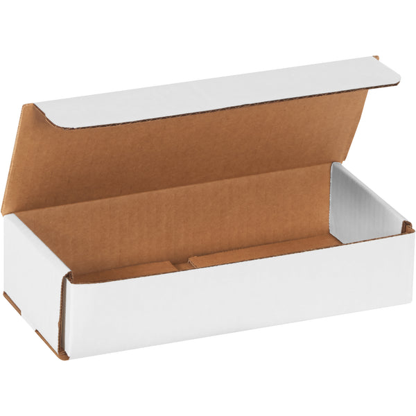 9 x 4 x 2" White Corrugated Mailers (M942) Bundle Of 50