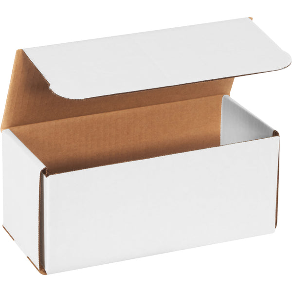 9 x 4 x 4" White Corrugated Mailers (M944) Bundle Of 50