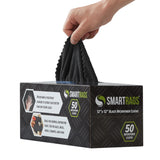 Hospeco® Smart Rags Microfiber Cloths 12x12 Black, Case of 400 (HOSM950BLK) Case of 400