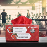 Hospeco® Smart Rags Microfiber Cloths 12x12 Red, Case of 400 (HOSM950R) Case of 400