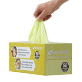 Hospeco® Smart Rags Microfiber Cloths 12x12 Yellow, Case of 400 (HOSM950Y) Case of 400