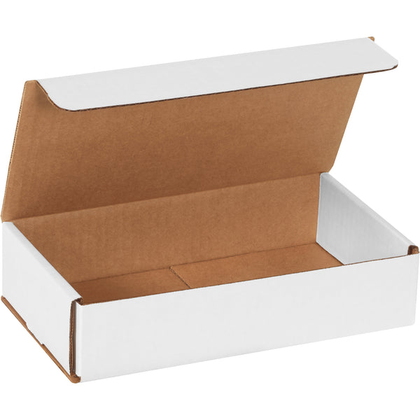 9 x 5 x 2" White Corrugated Mailers (M952) Bundle Of 50