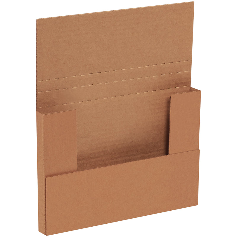 9 5/8 x 6 5/8 x 1 1/4" Kraft Easy-Fold Mailers, Bundle Of 50 Bundle Of 50