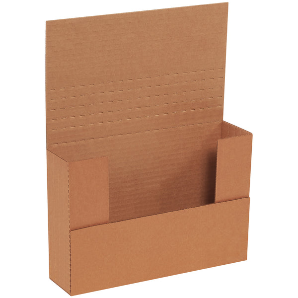 9 1/2 x 6 1/2 x 2" Kraft Easy-Fold Mailers, Bundle Of 50 Bundle Of 50