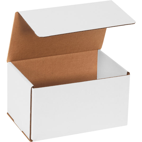 9 x 6 x 5" White Corrugated Mailers (M965) Bundle Of 50