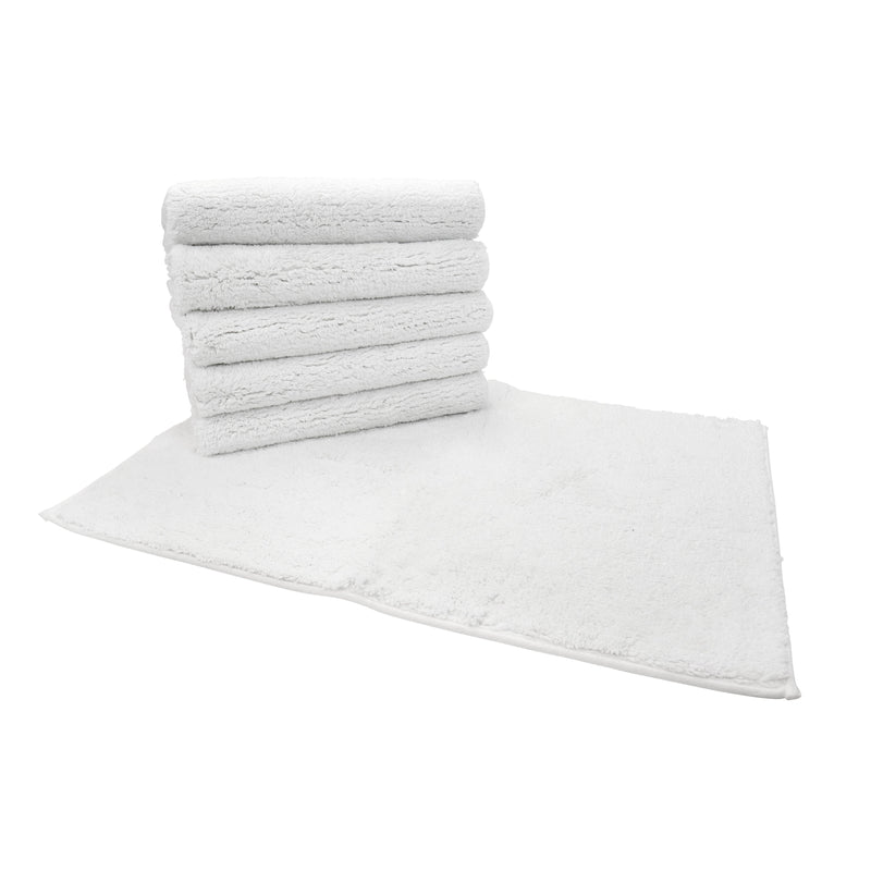 Arkwright Home Magellan Bath Mat 22x34 White (12 Pack) (PNP-MAG2234-95) 12/PK