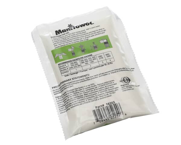 Manitowoc Ice 000016265 De-Scaler Packet Sgl English/Spanish/Fre (MAN000016265) Each