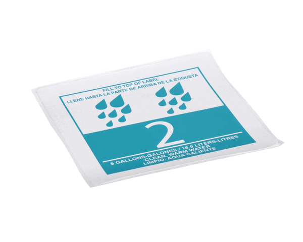 Multiplex 9294278 Label "Rinse" (MANB9294278) Each