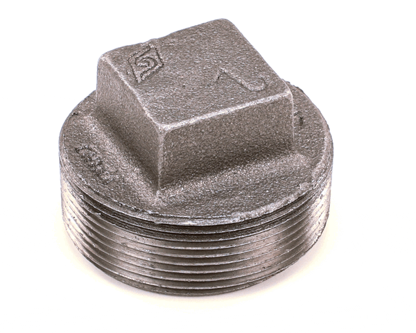 MARKET FORGE 10-1152 PLUG SQ HD CORED 2 IPS CI (MAR10-1152) Each