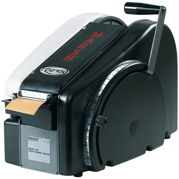 Marsh® TD2100 Manual w/Heater Paper Gum Tape Dispenser, Each Each