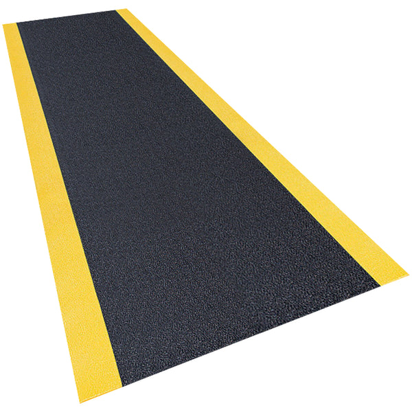3 x 16' Black/Yellow Premium Anti-Fatigue Mat (MAT267BY) Each