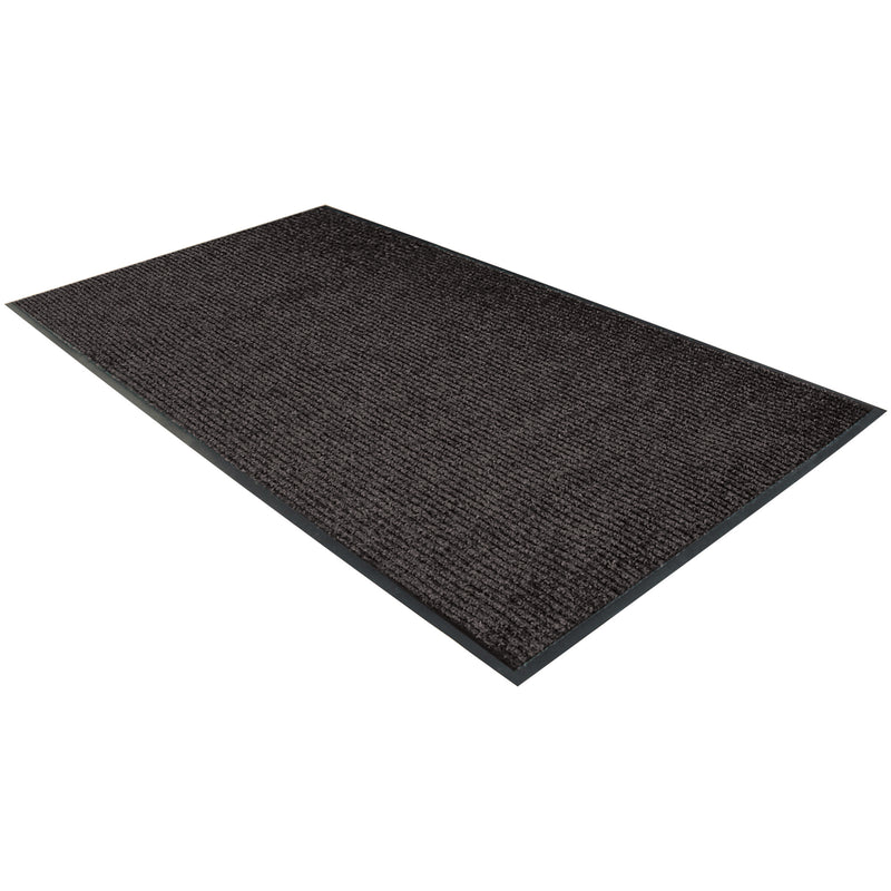 3 x 5' Charcoal Deluxe Vinyl Carpet Mat (MAT382CH) Each