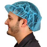 Safety Zone® ProGuard® Spunbond Polypropylene Bouffant Caps, 24", 100/Bag, 10 Bags/Case, Blue (SZNMB-24-1000B) Case of 1000