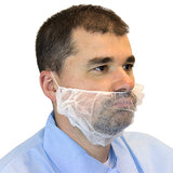 Safety Zone® 18 in. Polypro Machine Made Beard, Case of 1000 (SZNMBC-PLEATEDW) Case of 1000