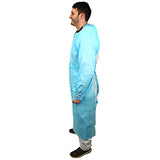 Safety Zone® ProGuard® CPE Isolation Gowns, Long Sleeves, Thumb Loops, 1.75 Mil, Blue, 25/Bag, 4 Bags/Case, 55" Long (SZNMCPE-55B) Case of 100