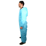 Safety Zone® ProGuard® CPE Isolation Gowns, Long Sleeves, Elastic Wrists, 1.75 Mil, Blue, 50/Bag, 2 Bags/Case, 60" Long (SZNMCPE-60B) Case of 100
