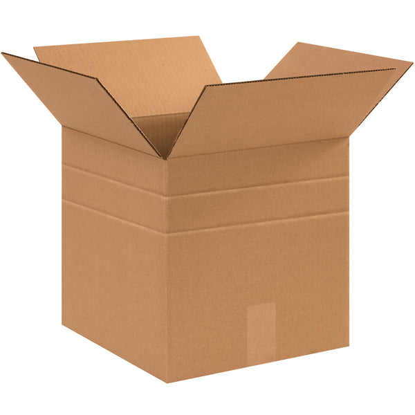 12 x 12 x 10" Multi-Depth Corrugated Boxes (MD121210) Bundle Of 25