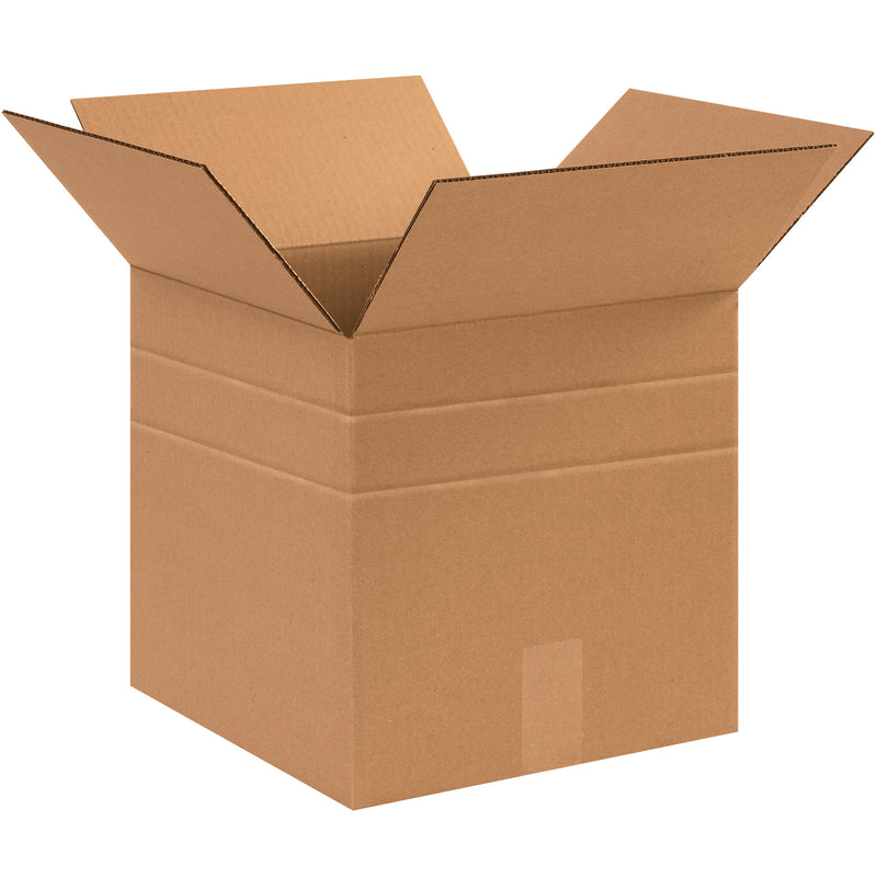 12 x 12 x 10" Multi-Depth Corrugated Boxes (MD121210) Bundle Of 25