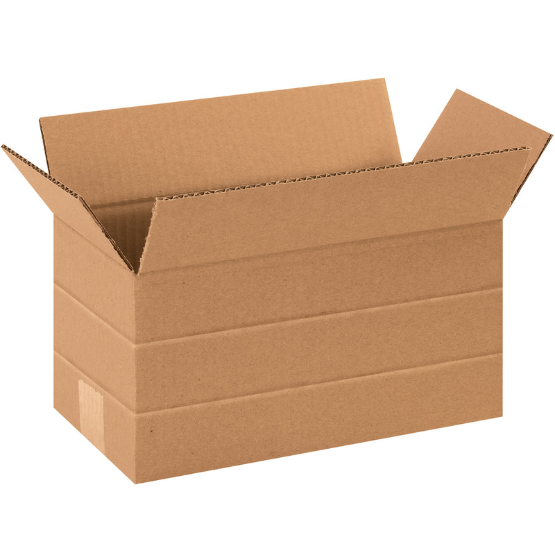 12 x 6 x 6" Multi-Depth Corrugated Boxes (MD1266) Bundle Of 25