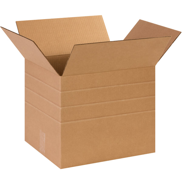 14 x 12 x 12" Multi-Depth Corrugated Boxes (MD141212) Bundle Of 25