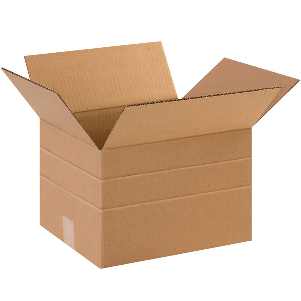 15 x 12 x 10" Multi-Depth Corrugated Boxes (MD151210) Bundle Of 25