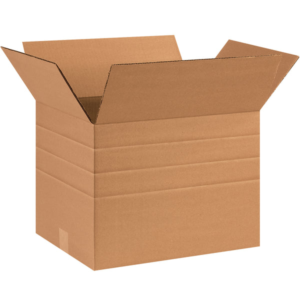 16 x 12 x 12" Multi-Depth Corrugated Boxes (MD161212) Bundle Of 25