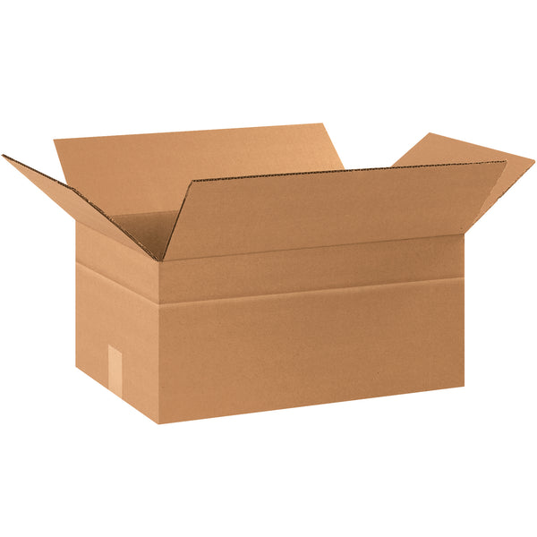 17 1/4 x 11 1/4 x 8" Multi-Depth Corrugated Boxes (MD17118) Bundle Of 25