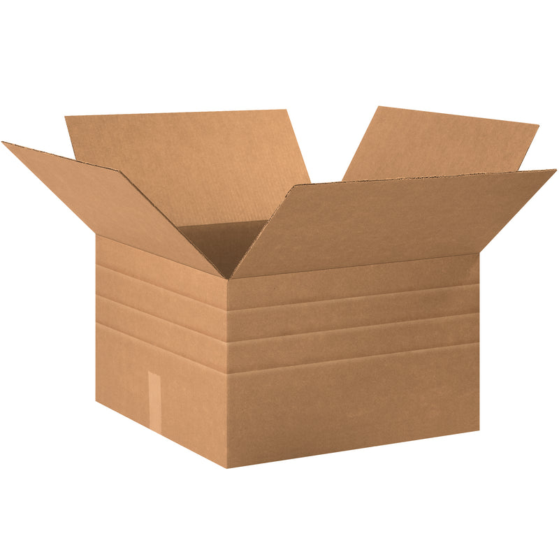 20 x 20 x 12" Multi-Depth Corrugated Boxes (MD202012) Bundle Of 15