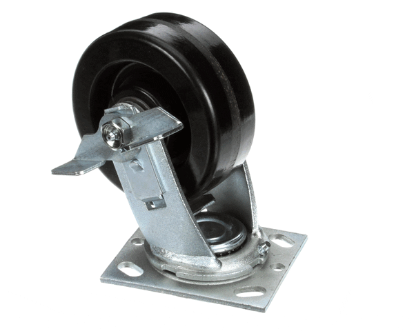 Middleby 22290-0009 Caster,Swivel W/Brake Flat Plate (MD22290-0009) Each