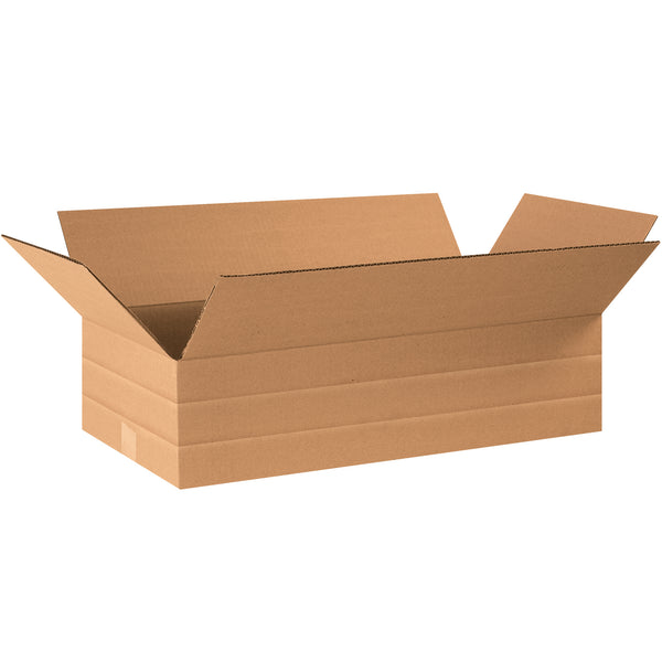 24 x 12 x 6" Multi-Depth Corrugated Boxes (MD24126) Bundle Of 20