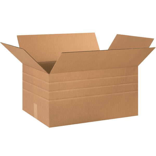 24 x 16 x 12" Multi-Depth Corrugated Boxes (MD241612) Bundle Of 15