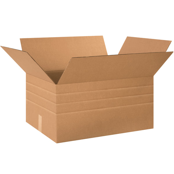24 x 18 x 12" Multi-Depth Corrugated Boxes (MD241812) Bundle Of 10