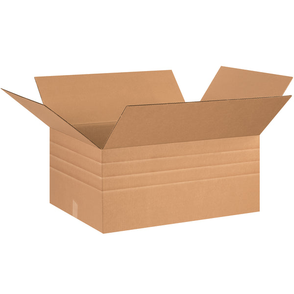 26 x 20 x 12" Multi-Depth Corrugated Boxes (MD262012) Bundle Of 10