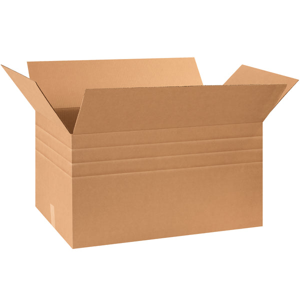 30 x 17 x 16" Multi-Depth Corrugated Boxes (MD301716) Bundle Of 15