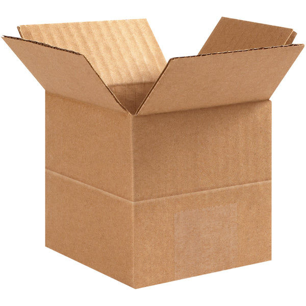 4 x 4 x 4" Multi-Depth Corrugated Boxes (MD444) Bundle Of 25