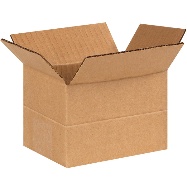 6" x 4" x 4" Multi-Depth Corrugated Boxes (MD644) Bundle Of 25