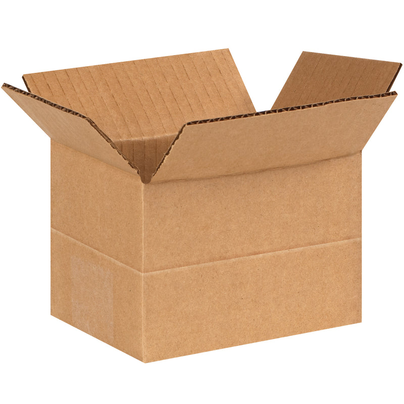 6" x 4" x 4" Multi-Depth Corrugated Boxes (MD644) Bundle Of 25