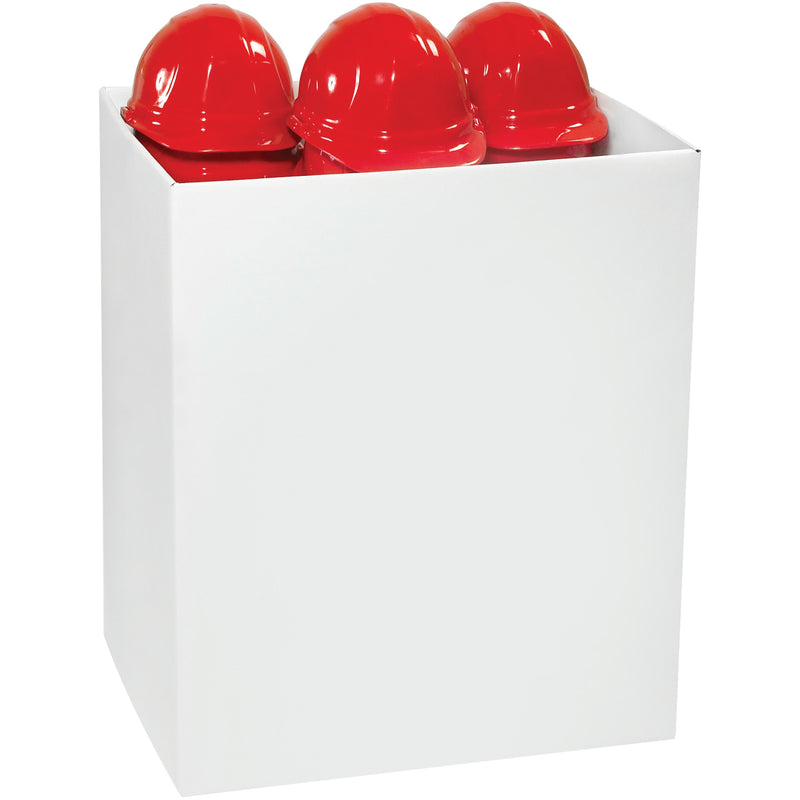 24 3/4 x 18 3/4 x 30" White Large Bin Floor Display (MDIS103) Bundle Of 10