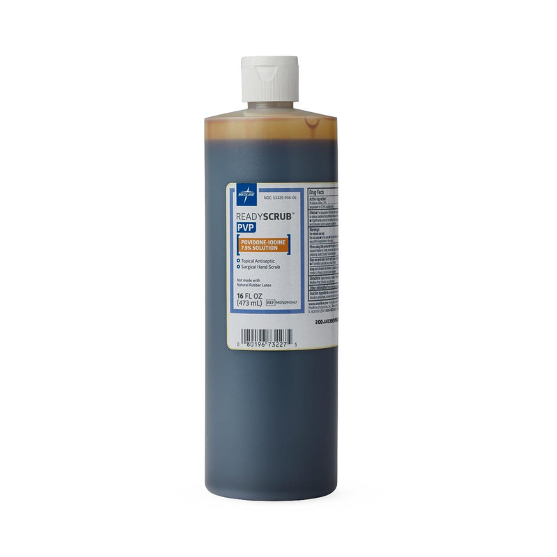 Povidone Iodine (PVP) Scrub Solution, 1 Pint, 1 EA (MDS093947H) Each